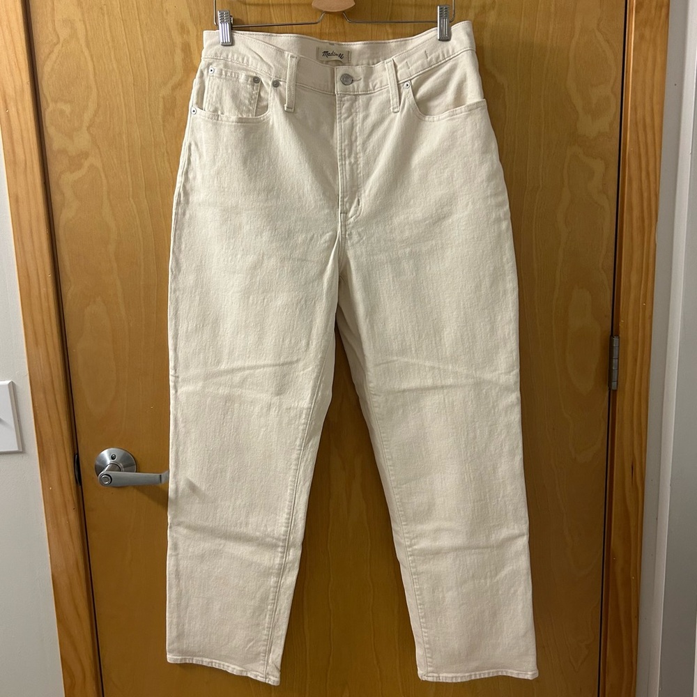 Madewell The Perfect Vintage Straight Jean in Vintage Canvas Wash, Size 31